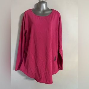 Alphalete Pink Long Sleeve Tunic Size XL